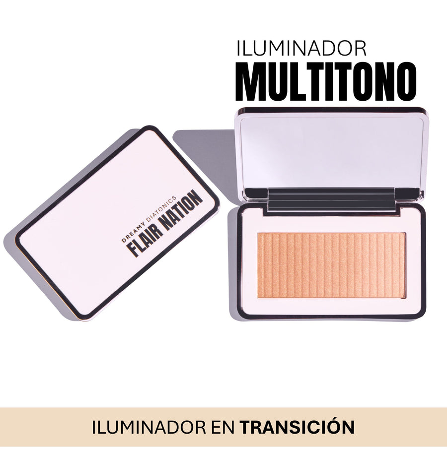 Pure Glow - Iluminador multi tono en polvo para rostro y cuerpo