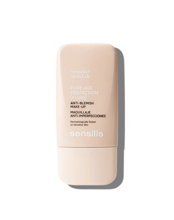 Pure Age Perfection Fluid - Maquillaje dermatológico fluido de alta cobertura y larga duración para piel grasa