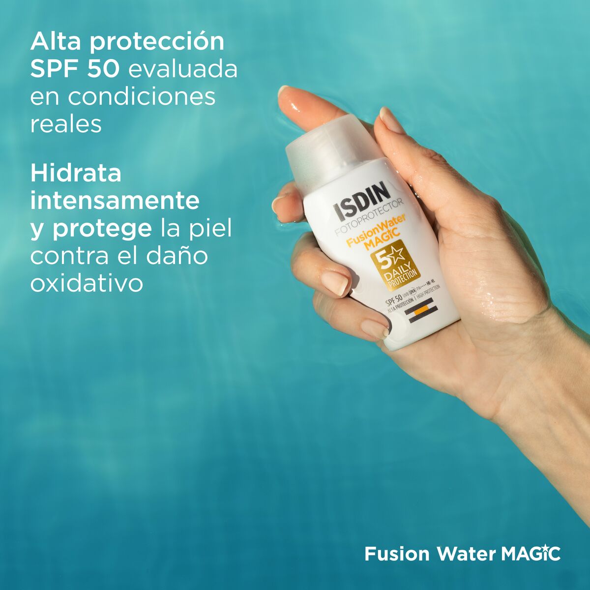 Fusion Water MAGIC SPF 50 - Protección Solar de Alta Eficiencia y Textura Ultraligera