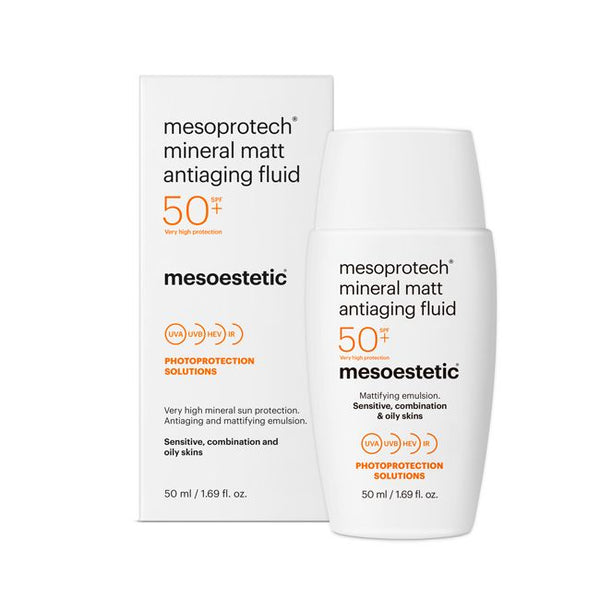 Mesoestetic Mesoprotech Mineral Matt Antiaging Fluid SPF50+ 1