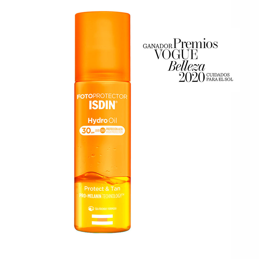 HydroOil SPF 30 - Aceite seco fotoprotector corporal resistente al agua