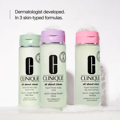 All About Clean Liquid Facial Soap - Jabón facial líquido de limpieza diaria