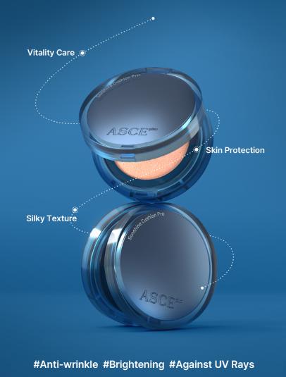 Sunshine Cushion PRO SPF50+ PA++++ - Glow invisible que protege y repara con exosomas ExoSCRT