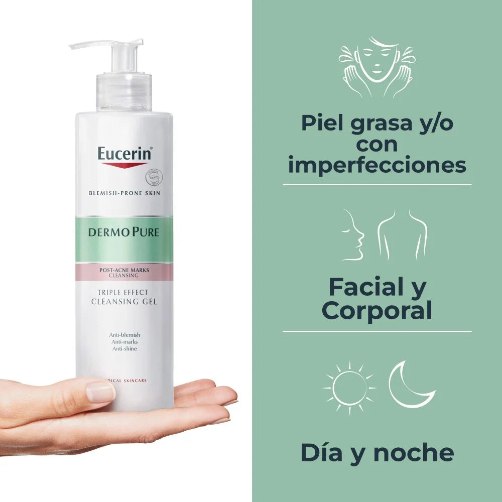 DermoPure Gel Limpiador Concentrado 2% Ácido Salicílico - Manchas post-acné