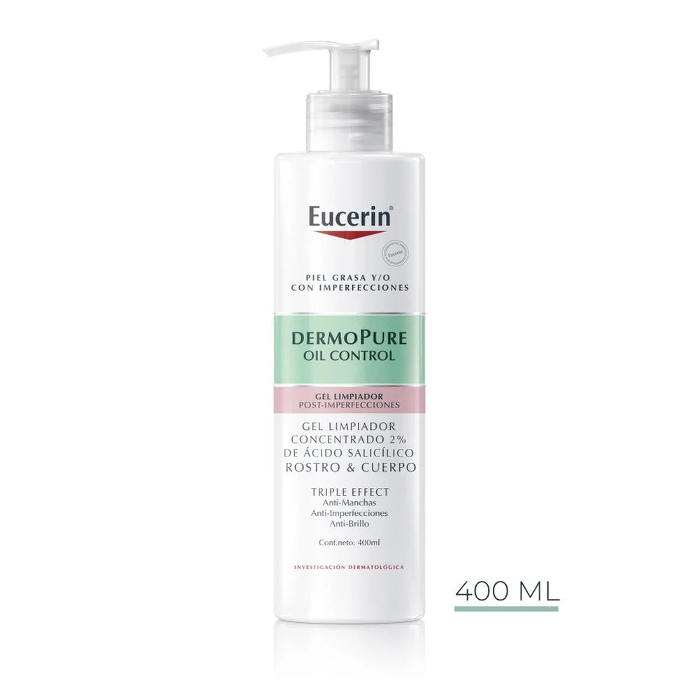 DermoPure Gel Limpiador Concentrado 2% Ácido Salicílico - Manchas post-acné