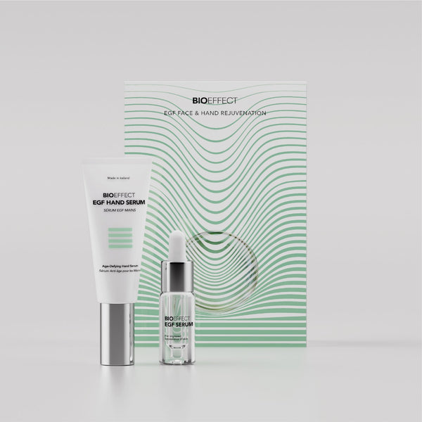 EGF Face & Hand Rejuvenation - Set con Serum EGF para Rostro y Serum EGF para Manos