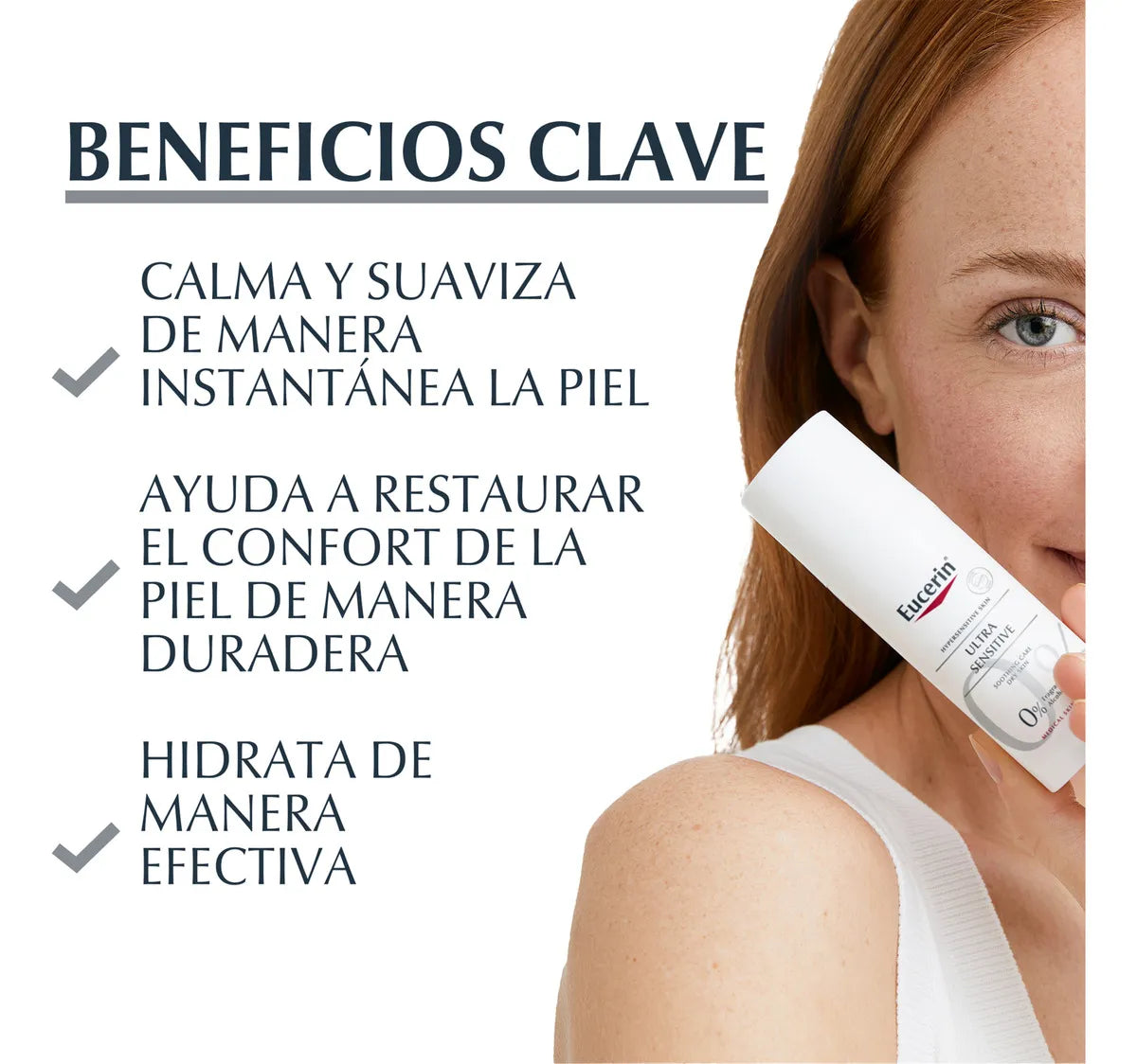 Ultra Sensitive Crema Facial Fluida - Calma inmediata, textura ligera