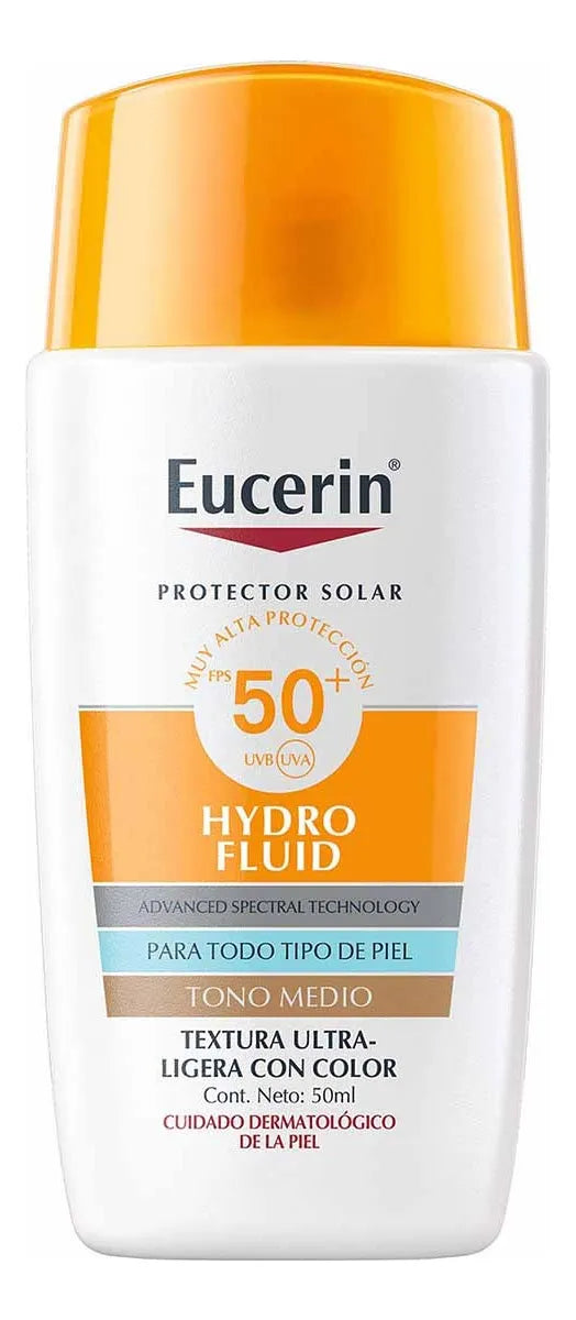 Sun Face Hydro Fluid Tono Medio FPS 50+ - Protector solar con color ultra ligero