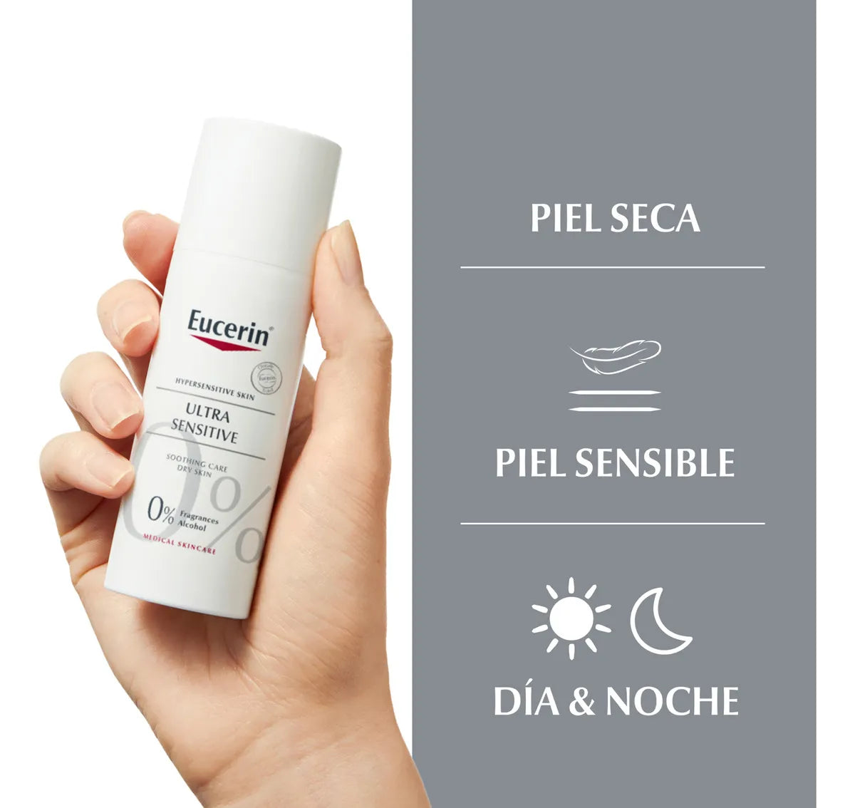 Ultra Sensitive Crema Facial Fluida - Calma inmediata, textura ligera