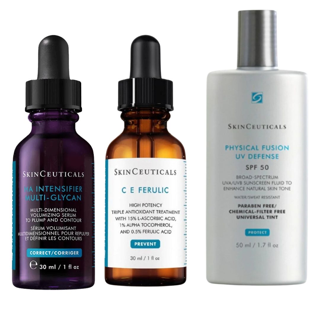 Pack Protección Anti-edad: CE Ferulic + HA Intensifier Multi-Glycan + Physical Fusion