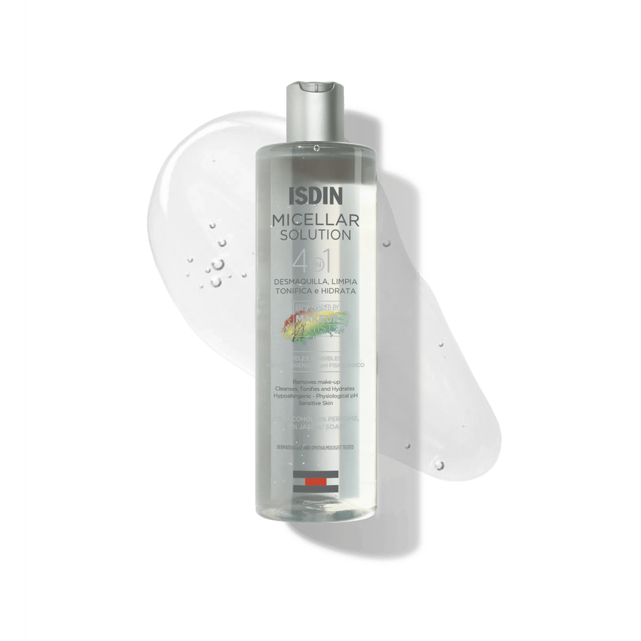 ISDIN Micellar Solution - Agua micelar limpiadora 400 ml