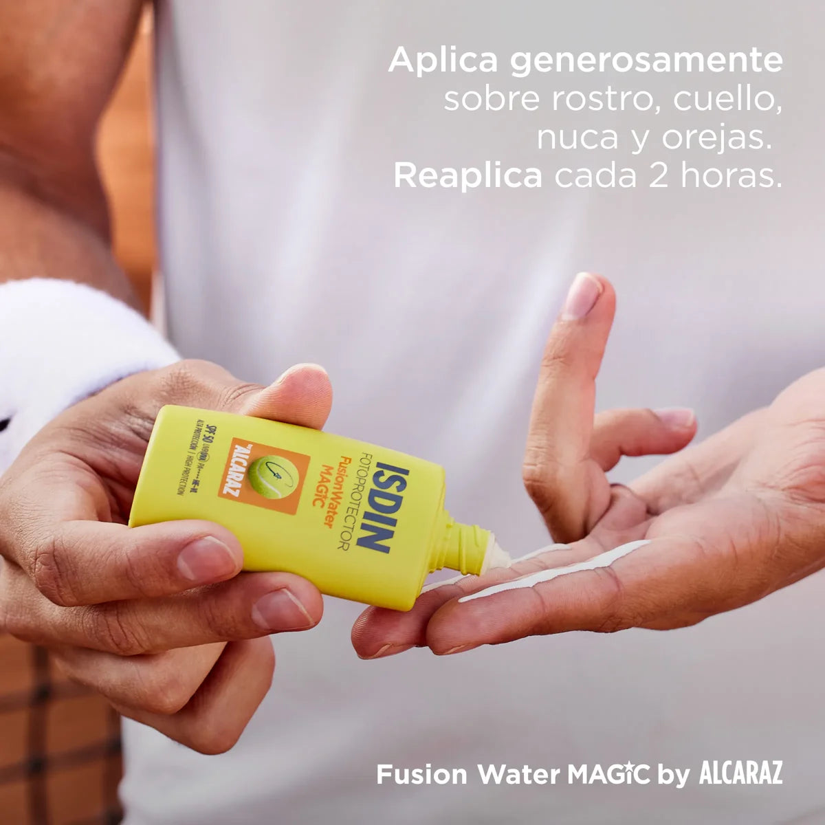 Fusion Water MAGIC by Alcaraz SPF 50 - Protector solar ultraligero con SPF 50