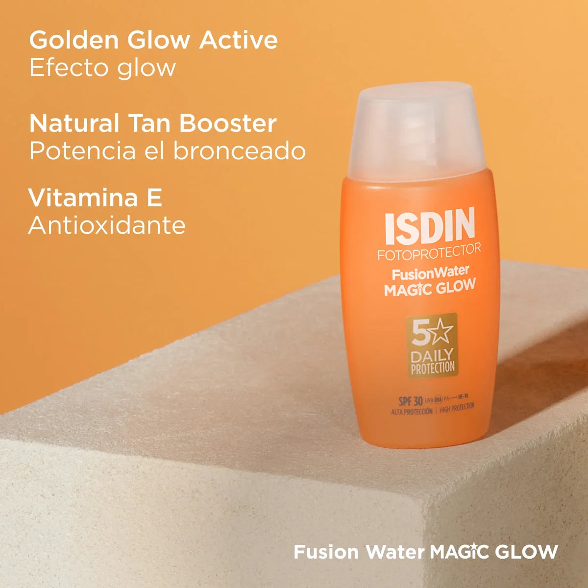 Fusion Water MAGIC GLOW SPF 30 - Protector solar facial ultraligero con efecto glow