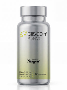 GliSODin Pro NAD+ - Suplemento con Niagen, GliSODin y CoQ10 para vitalidad celular y piel