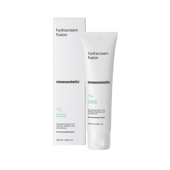 Mesoestetic Hydracream Fusion - Crema-aceite limpiadora facial para piel seca y sensible