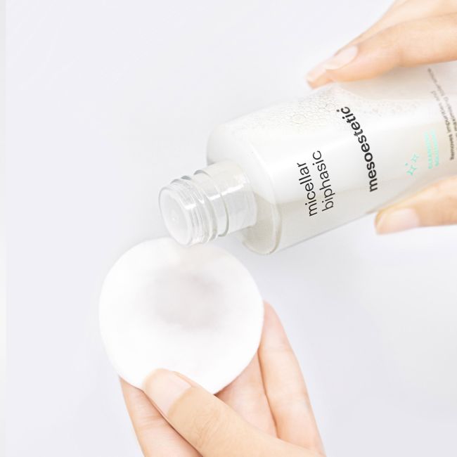 Mesoestetic Micellar Biphasic - Desmaquillante bifásico alta tolerancia para ojos y labios