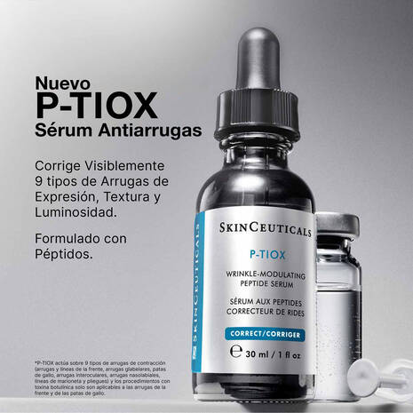 P-TIOX Sérum Antiarrugas con Péptidos y Niacinamida