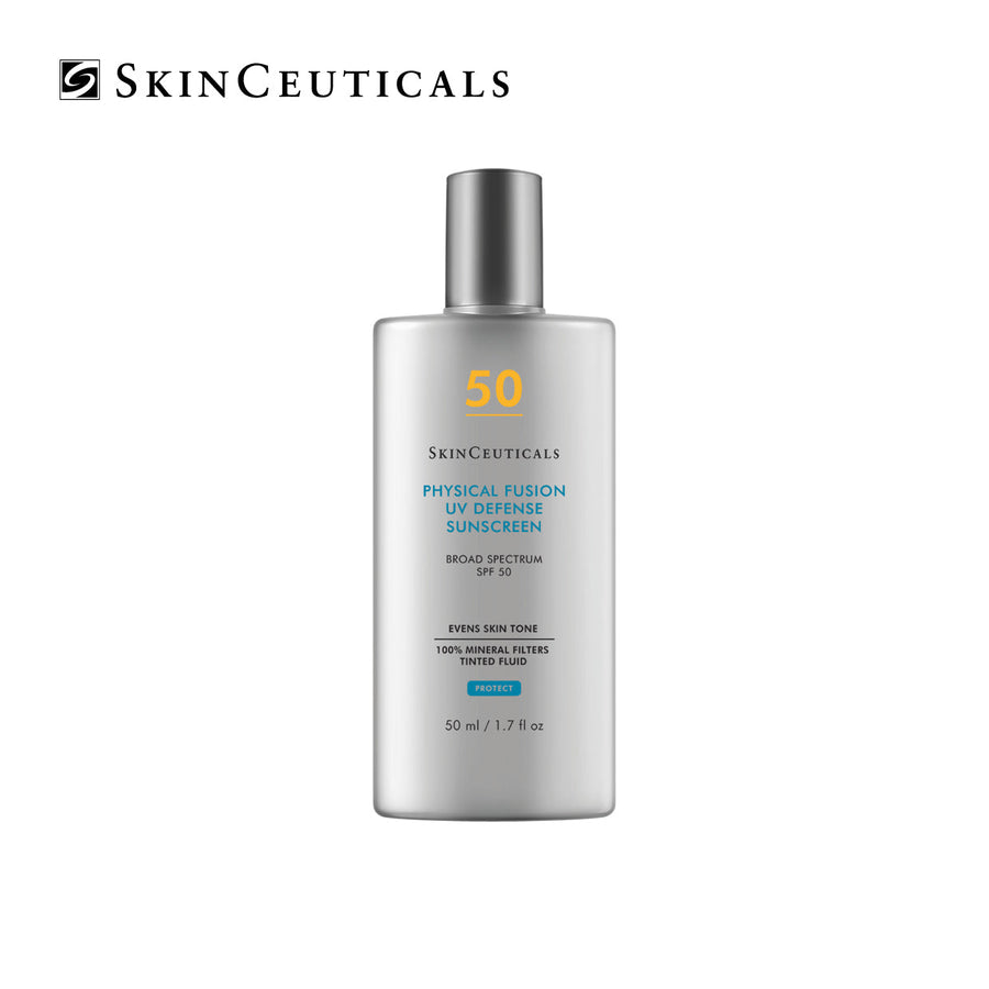 Physical Fusion UV Defense SPF 50 - Protector solar mineral con color para piel sensible