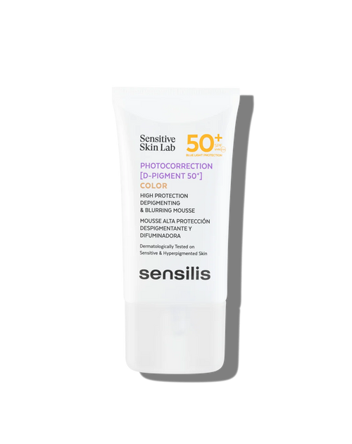 Photocorrection [D-Pigment 50+] - Protector solar mousse despigmentante con color SPF 50+