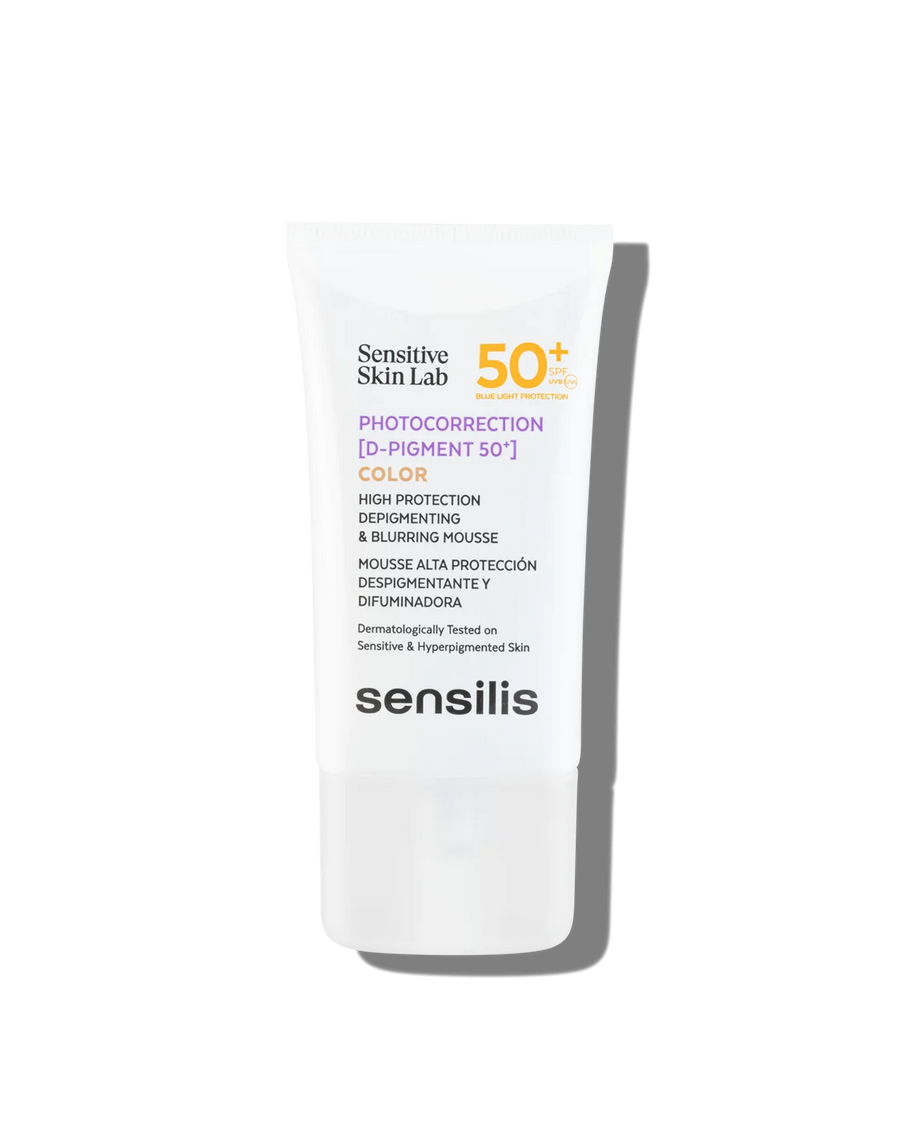 Photocorrection [D-Pigment 50+] - Protector solar mousse despigmentante con color SPF 50+