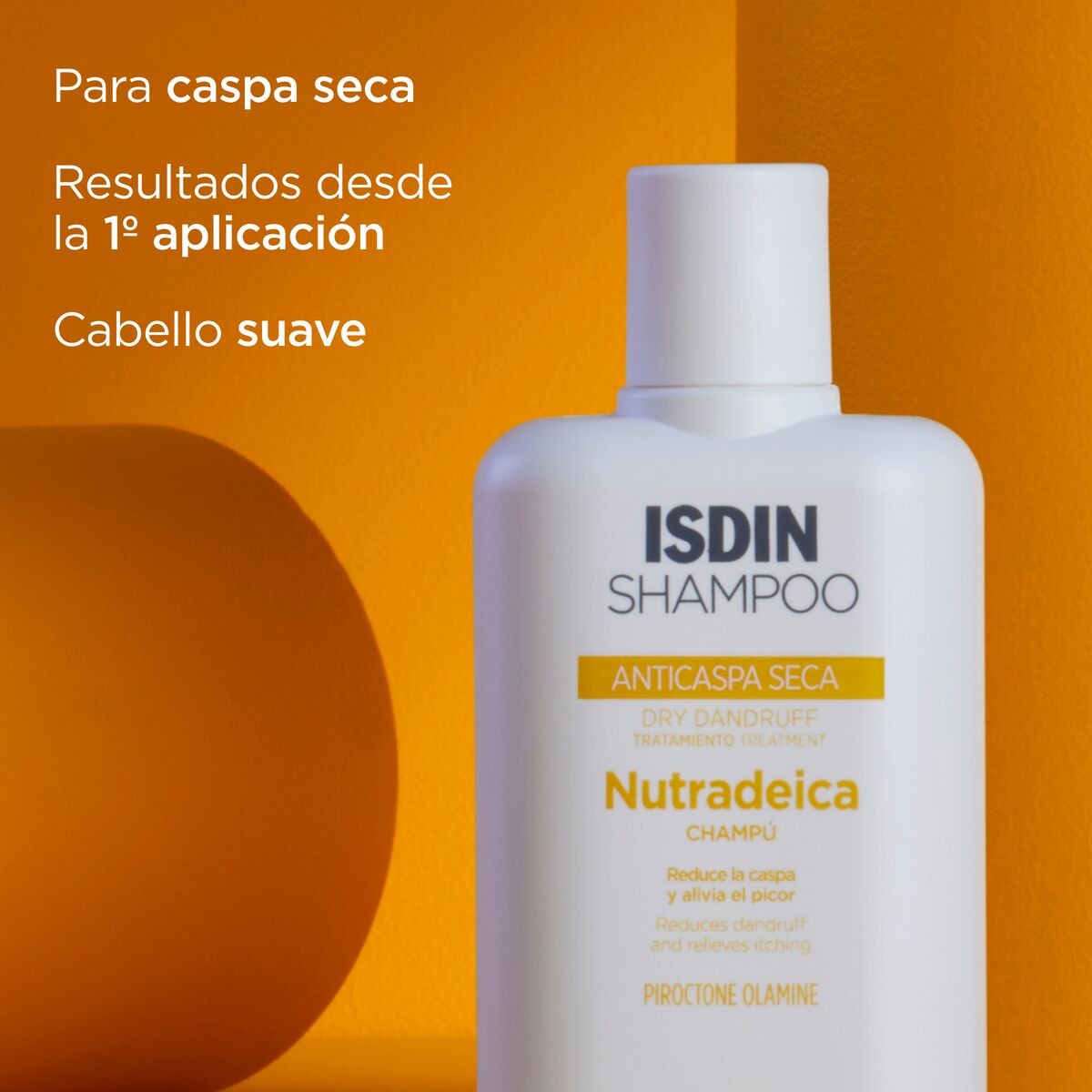 Shampoo Nutradeica Anticaspa Seca -  Reduce la caspa seca y alivia el picor