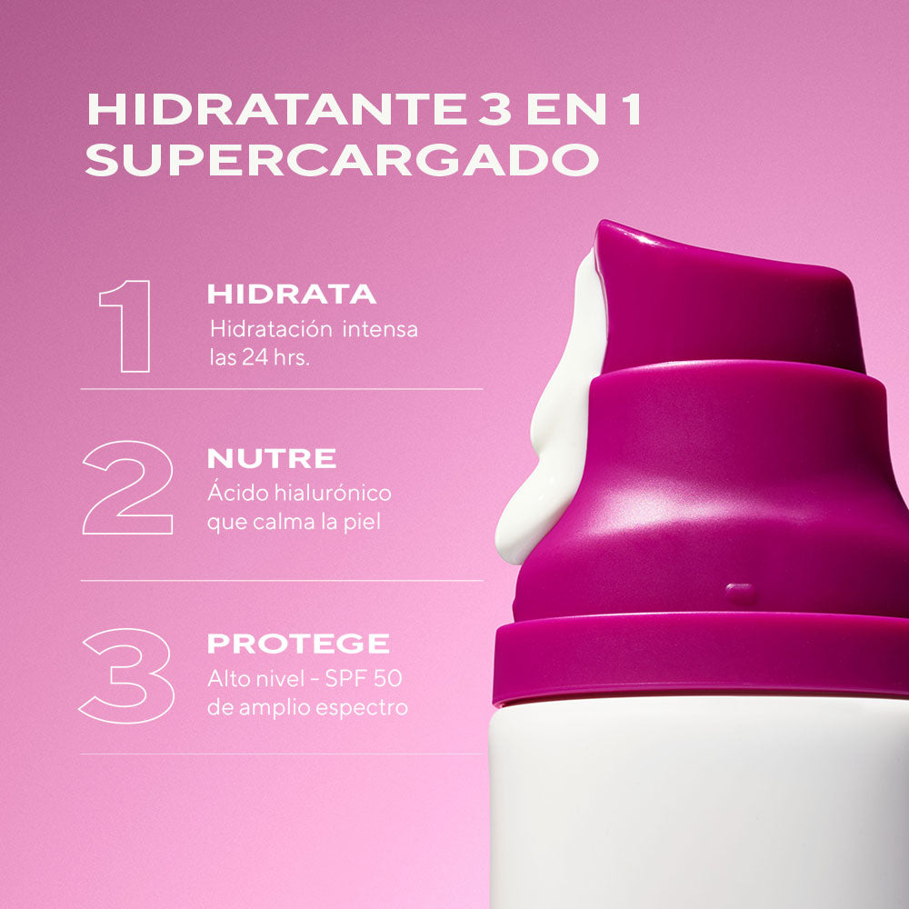 SUPERACTIVE MOISTURIZER SPF 50: HYDRATING