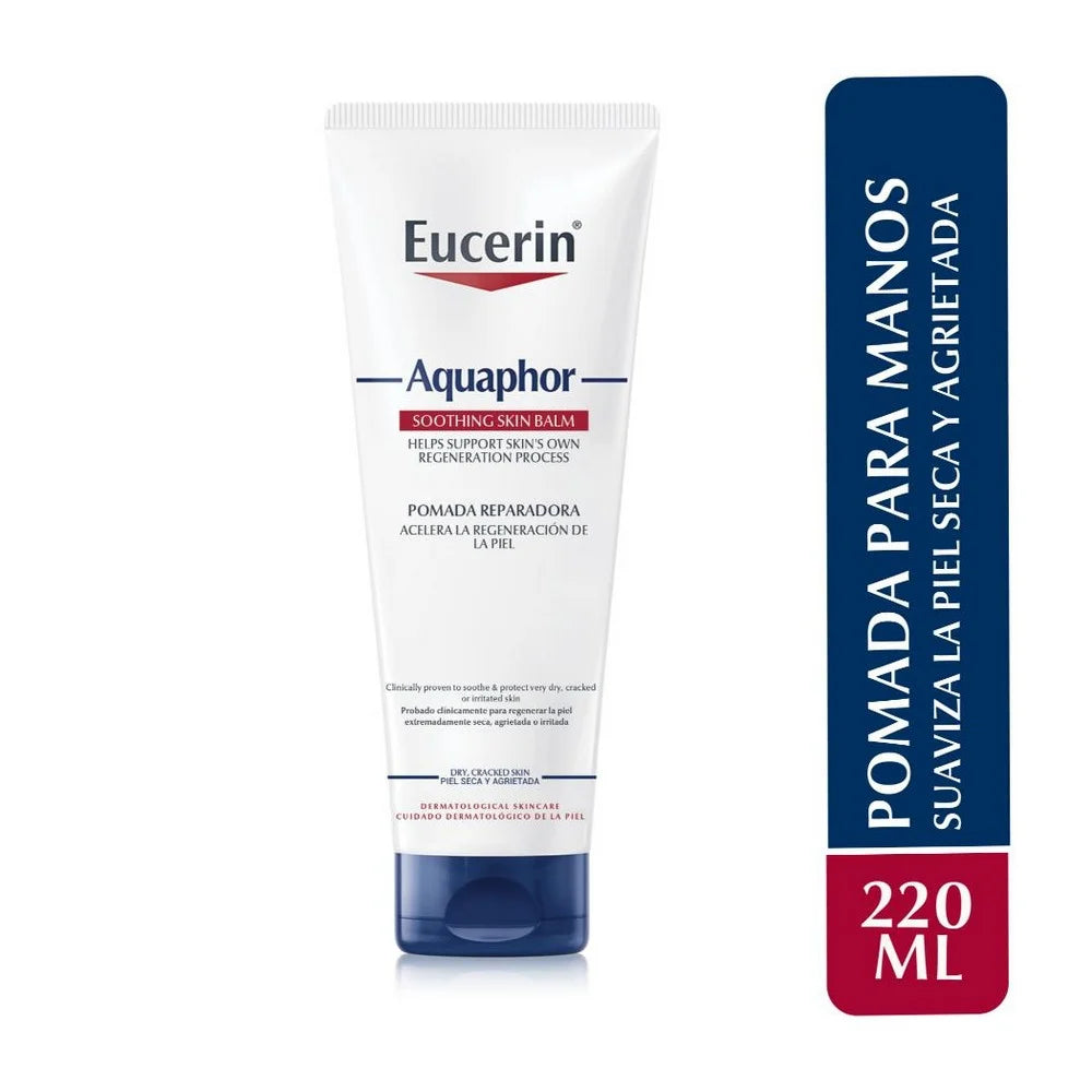 Eucerin Aquaphor Soothing Skin Balm – Hidratación intensa y reparación para piel seca y agrietada