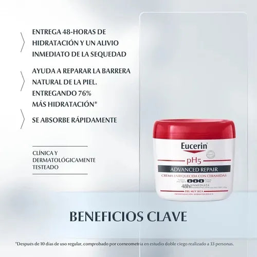pH5 Advanced Repair Crema – Hidratación profunda para piel seca y sensible