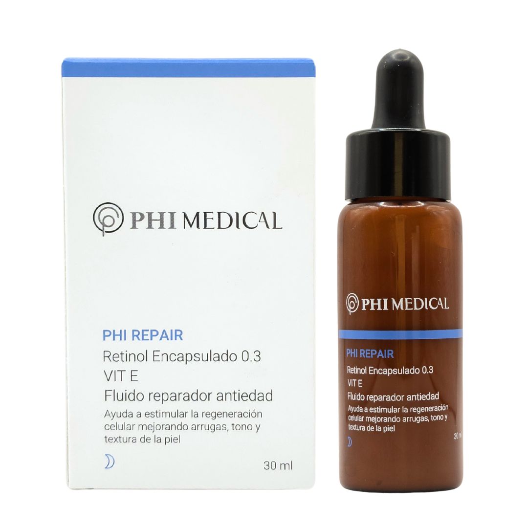 Phi Repair - Serum Reparador con Retinol encapsulado al 0.3% y Vitamina E