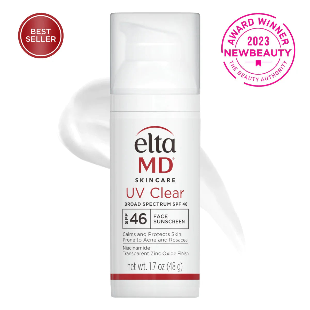 EltaMD UV Clear SPF  - Bloqueador Suave y ultra-liviano, Ideal para pieles grasas, acneicas y sensibles - Con y Sin Color