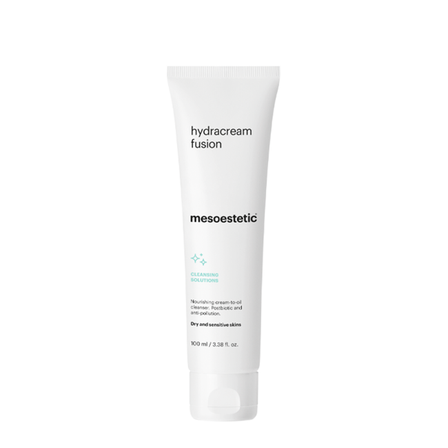 Mesoestetic Hydracream Fusion - Crema-aceite limpiadora facial para piel seca y sensible