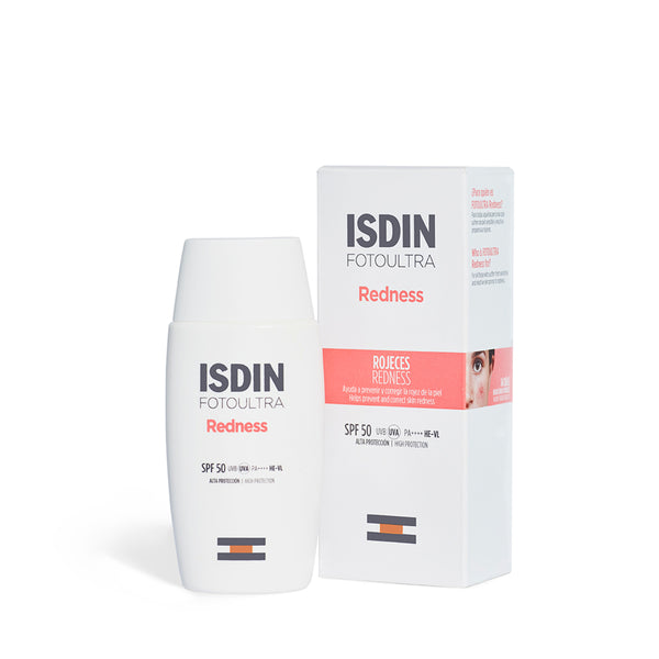 Fotoultra Redness SPF50 de ISDIN - Alta Protección Solar y Corrección de Rojeces