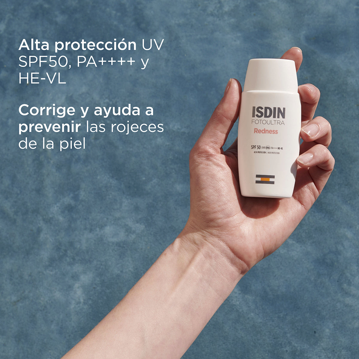Fotoultra Redness SPF50 de ISDIN - Alta Protección Solar y Corrección de Rojeces