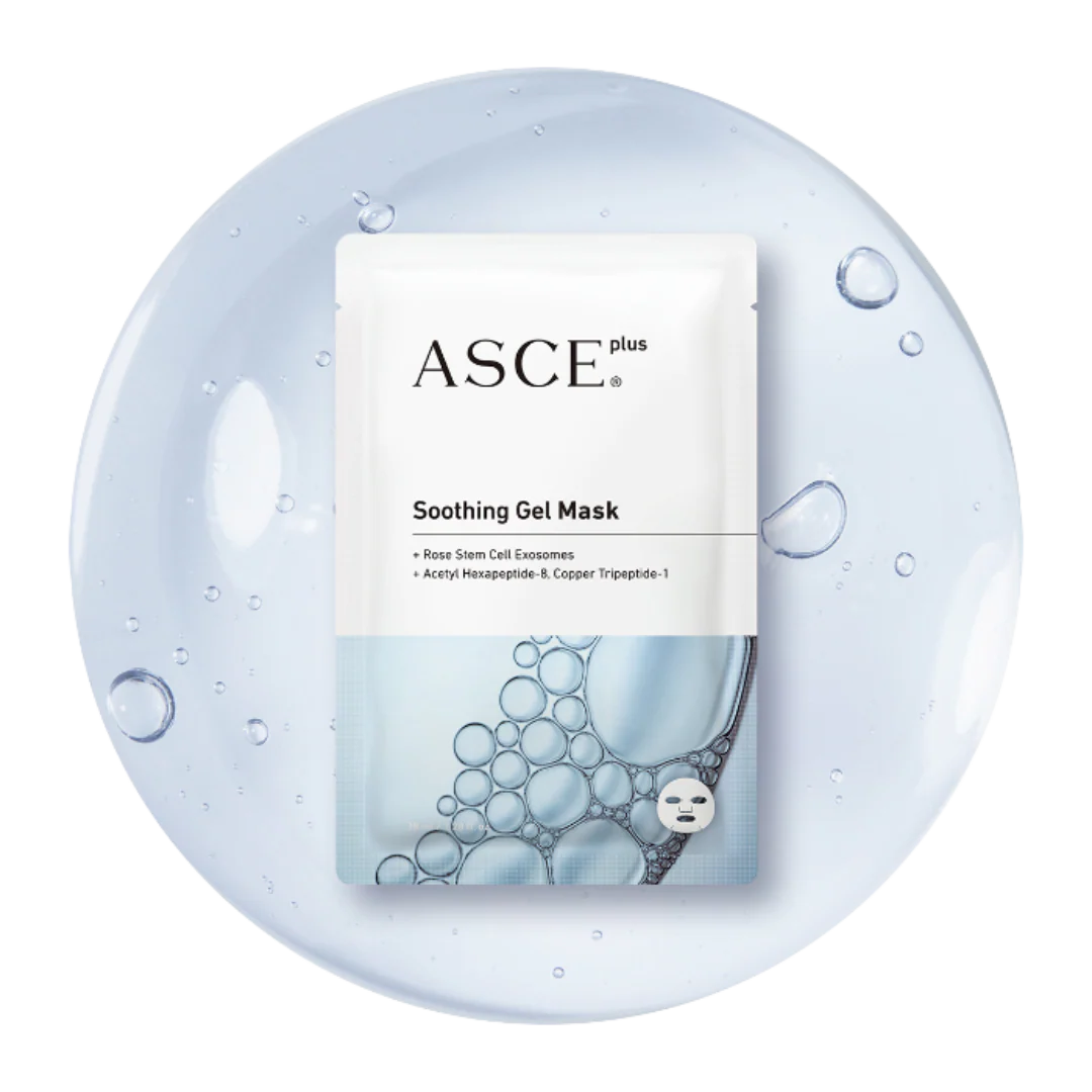 ASCE Soothing Gel Mask – Mascarilla con exosomas calmante que regenera tu piel por dentro [3 unidades]