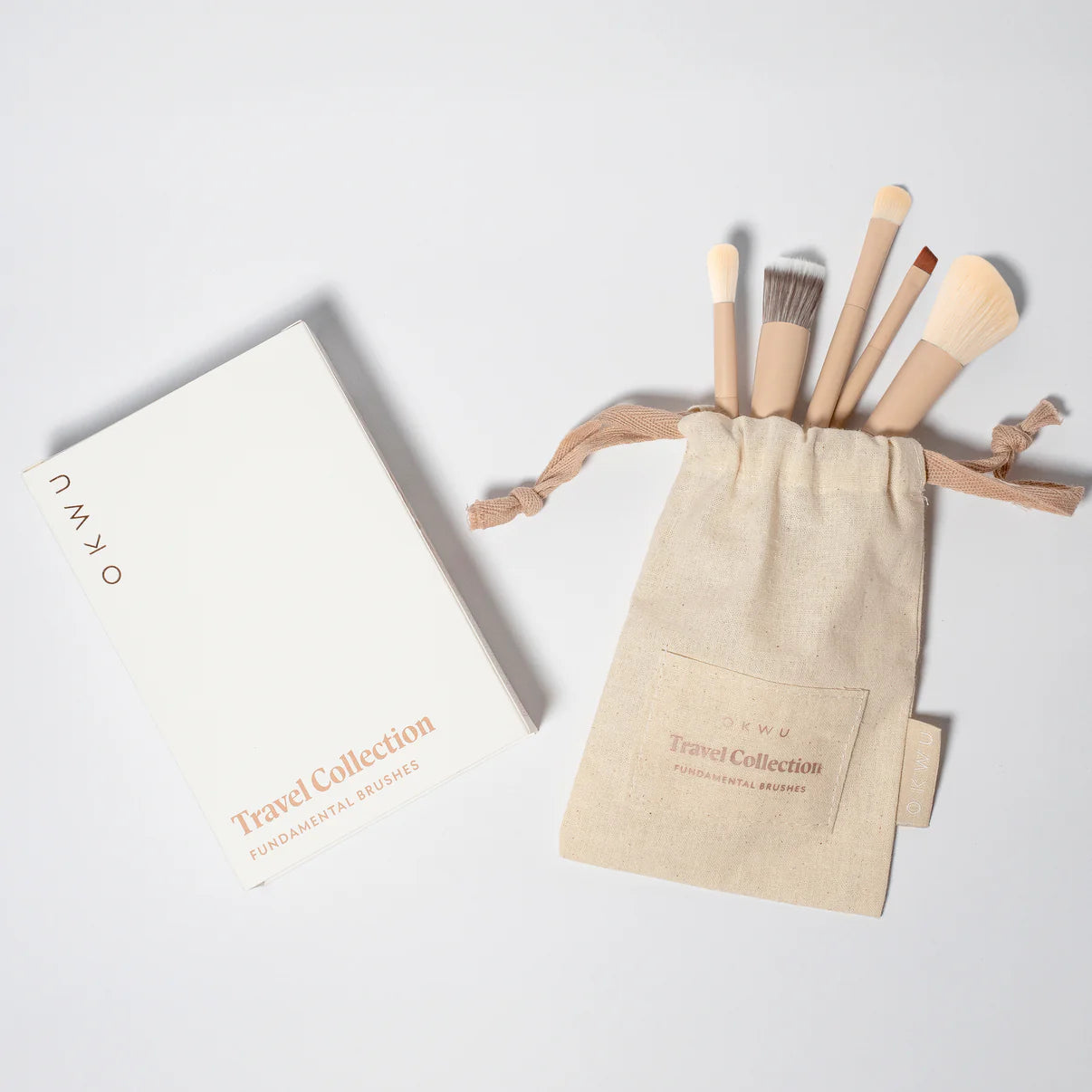 Fundamental Travel Brushes - Set de brochas travel size - Diseño compacto y versatil