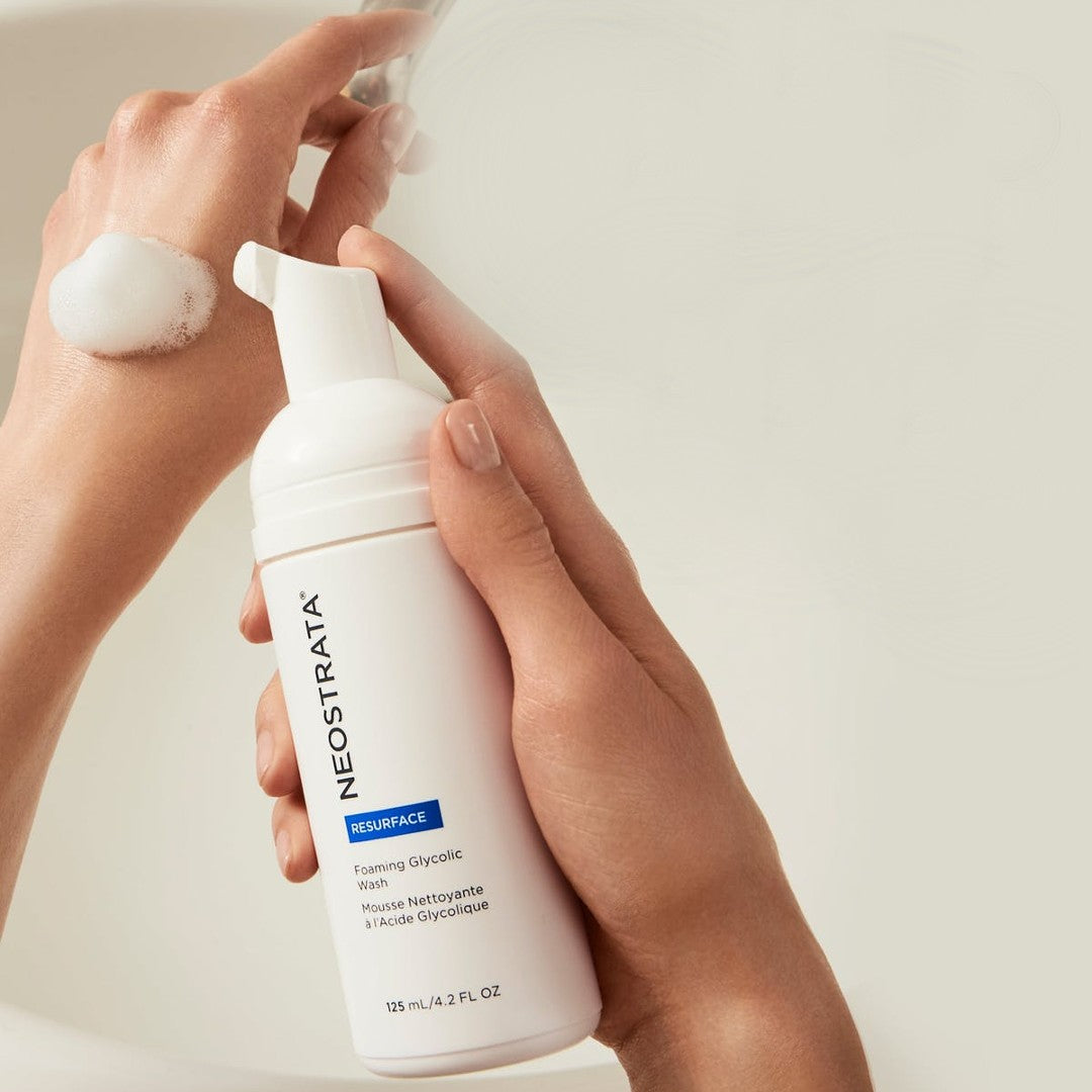 Foaming Glycolic Wash - Espuma limpiadora anti aging y suavizante, potencia claridad de la piel