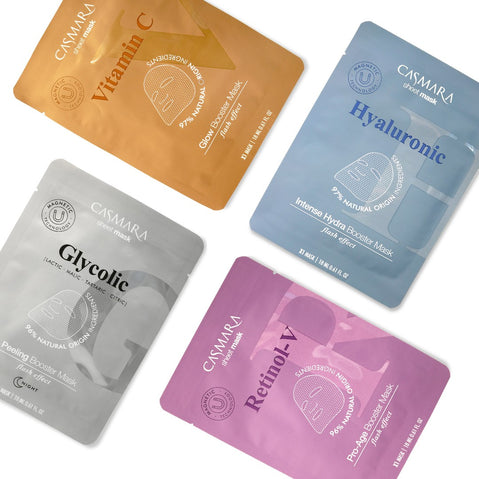 Pack 4 mascarillas faciales de CASMARA
