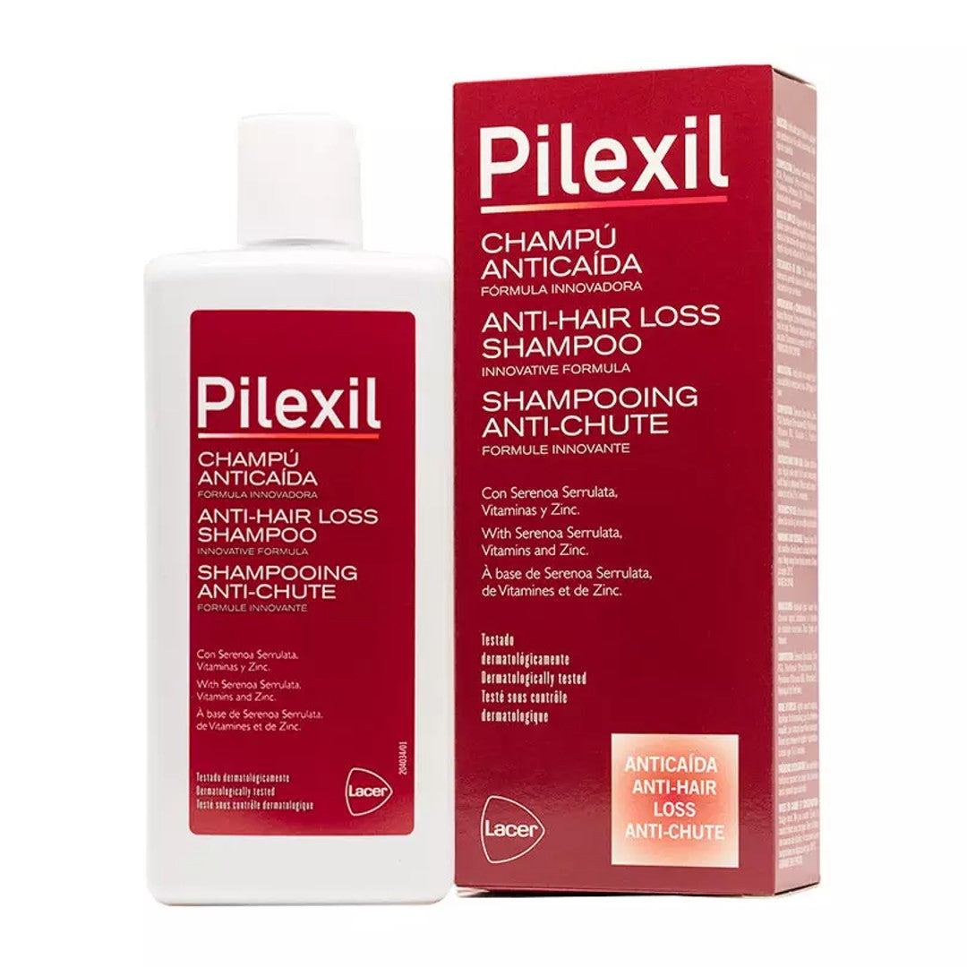 Pilexil Shampoo Anticaída - Con Vitaminas Y Zinc