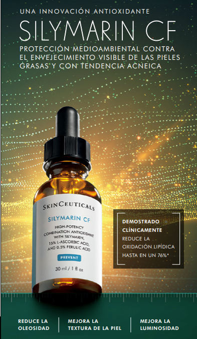 Silymarin C F - Serum con Vitamina C para piel grasa y con tendencia acneica.