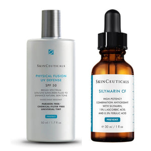 Pack Protección ambiental Pieles Grasas e imperfecciones - SilyMarin C F + Phyisical Fusion UV Defense